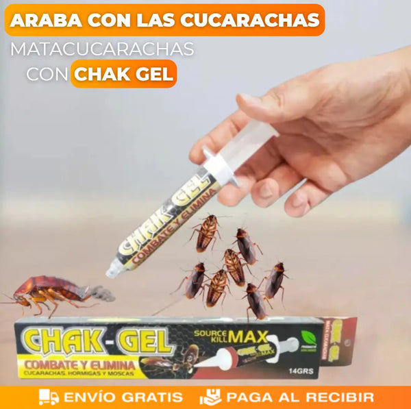[PAGA 1 y LLEVA 2] CHAK GEL MATACUCARACHAS DEFINITIVO