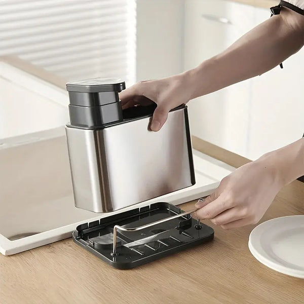 DISPENSADOR DE LAVA VAJILLA PARA PLATOS 3 EN 1